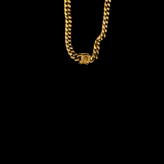 18K Gold Miami Cuban Chain - 8MM