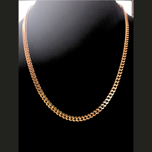 18K Gold Franco Chain - 4MM