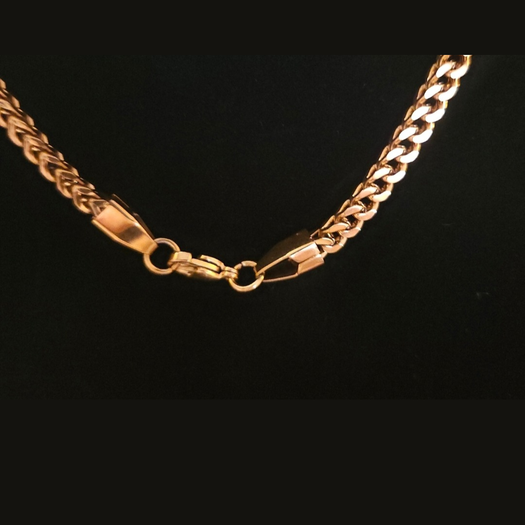 18K Gold Franco Chain - 4MM