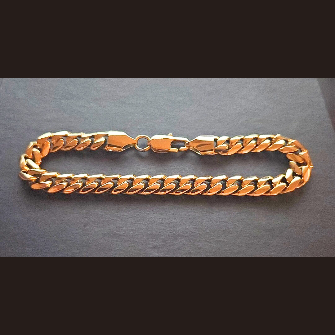 18K Gold Miami Cuban Bracelet - 8MM