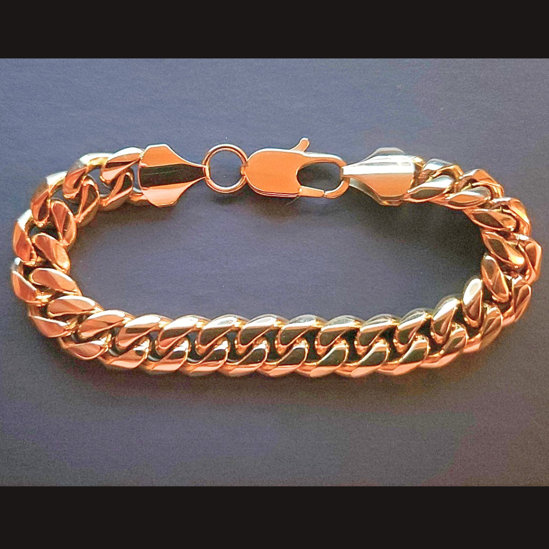 18K Gold Miami Cuban Bracelet - 12MM