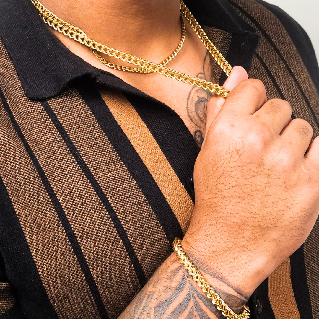 18K Gold Franco Chain - 6MM
