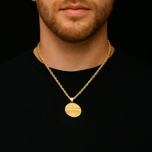 14K Gold The Last Supper Pendant