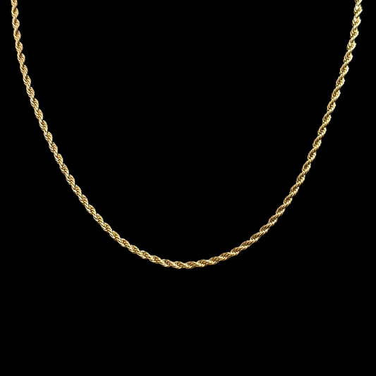 14K Rope Chain - 4MM