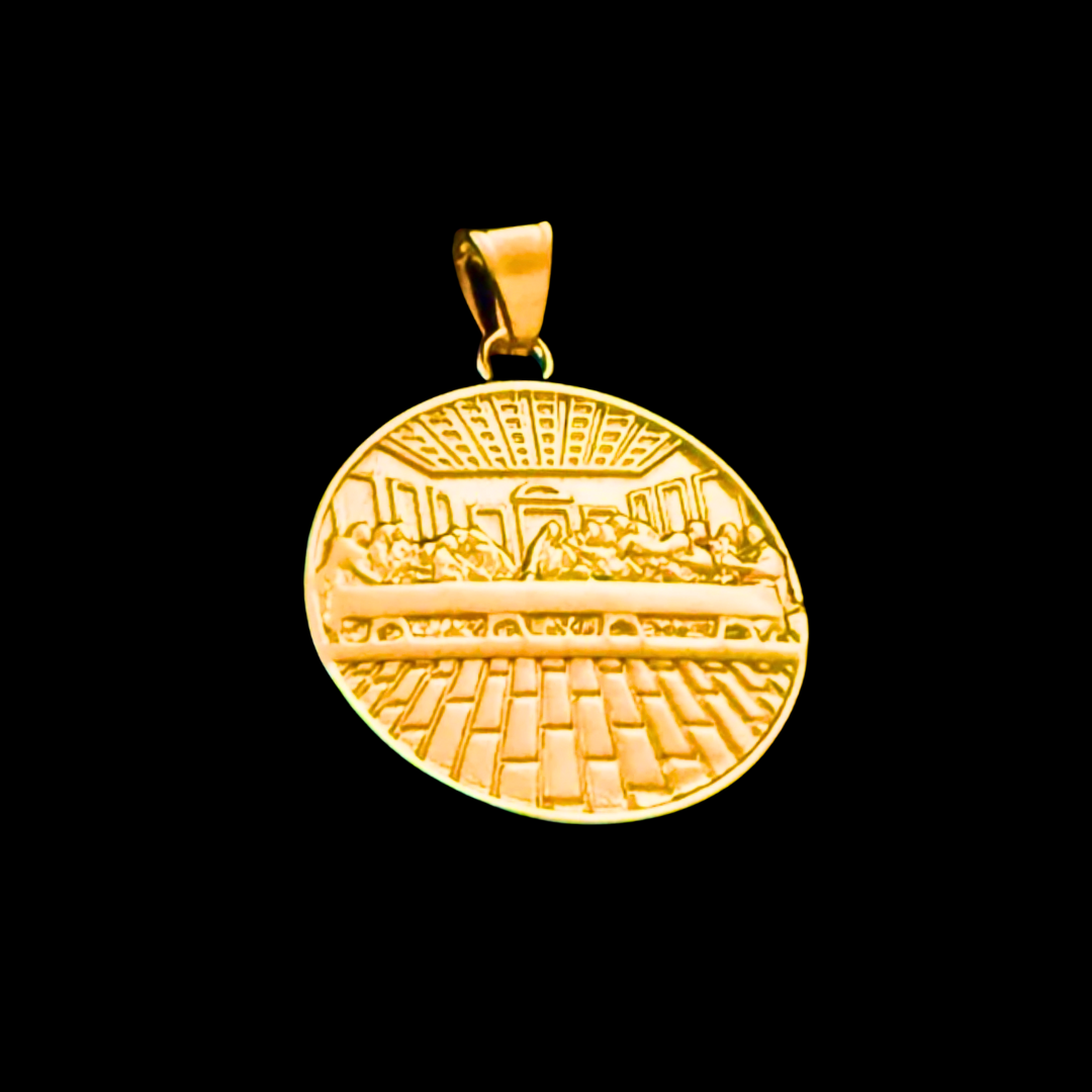14K Gold The Last Supper Pendant