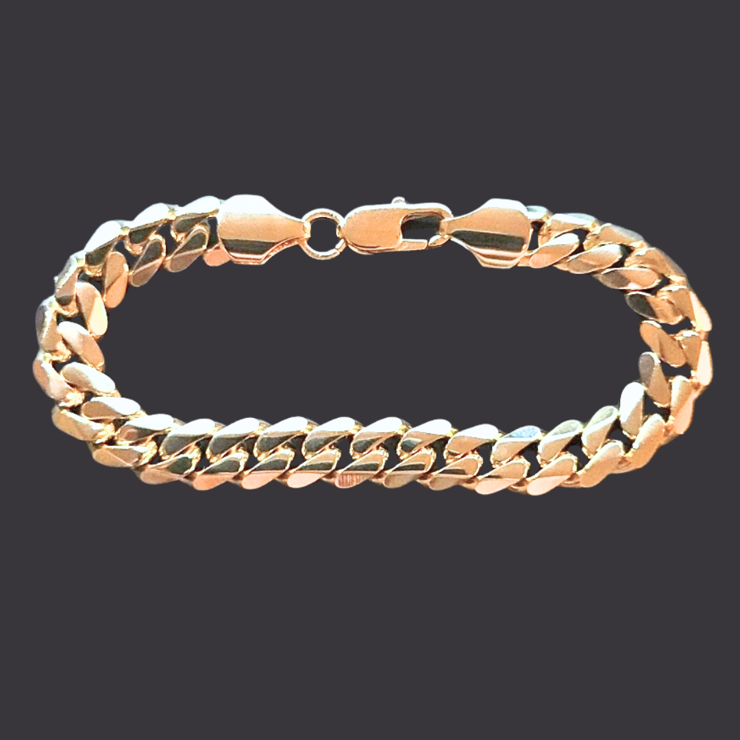 14K Gold Miami Cuban Bracelet - 10MM