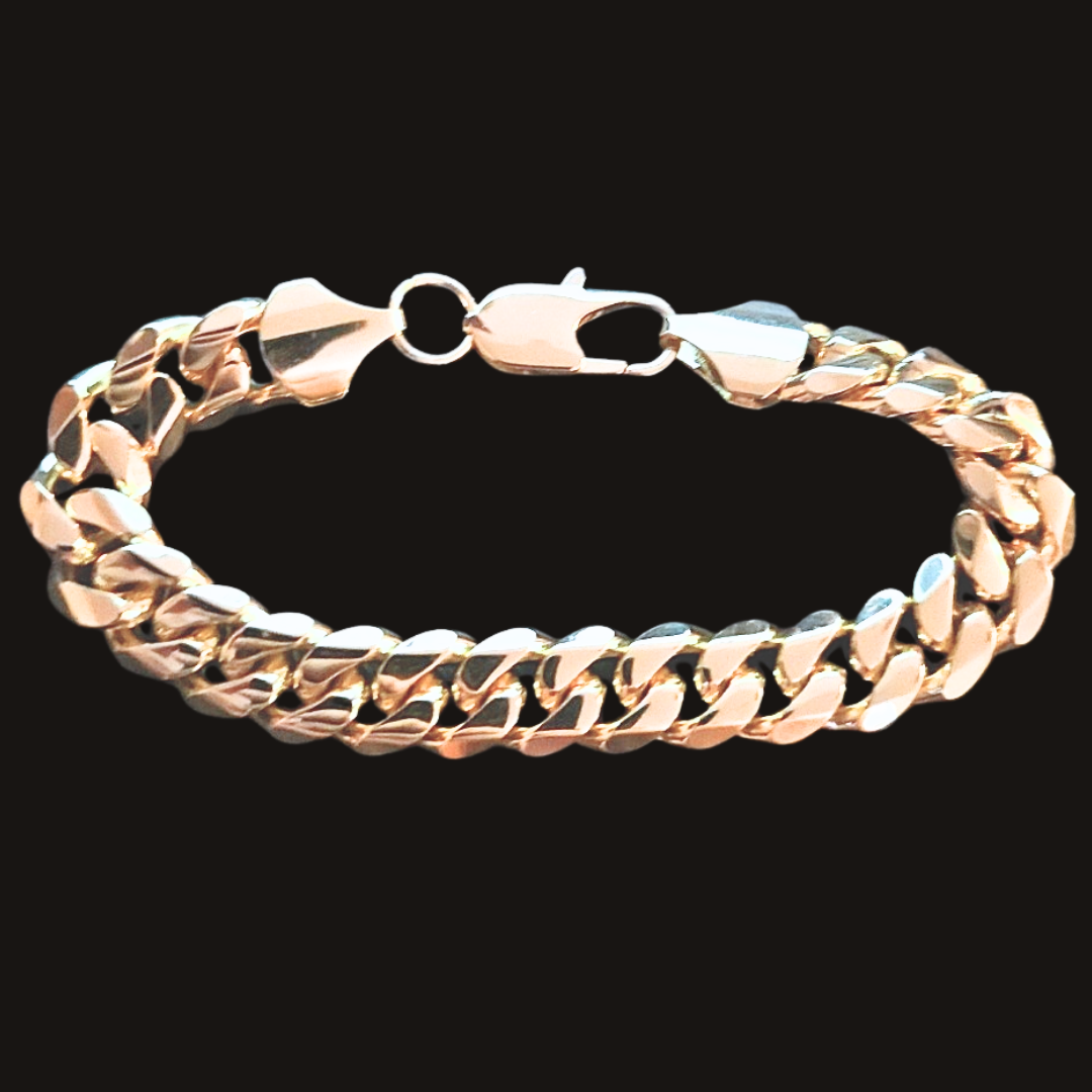 14K Gold Miami Cuban Bracelet - 12MM