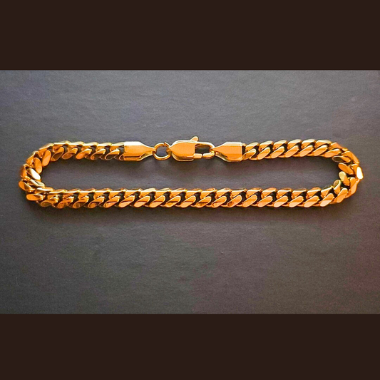 18K Gold Miami Cuban Bracelet - 6MM