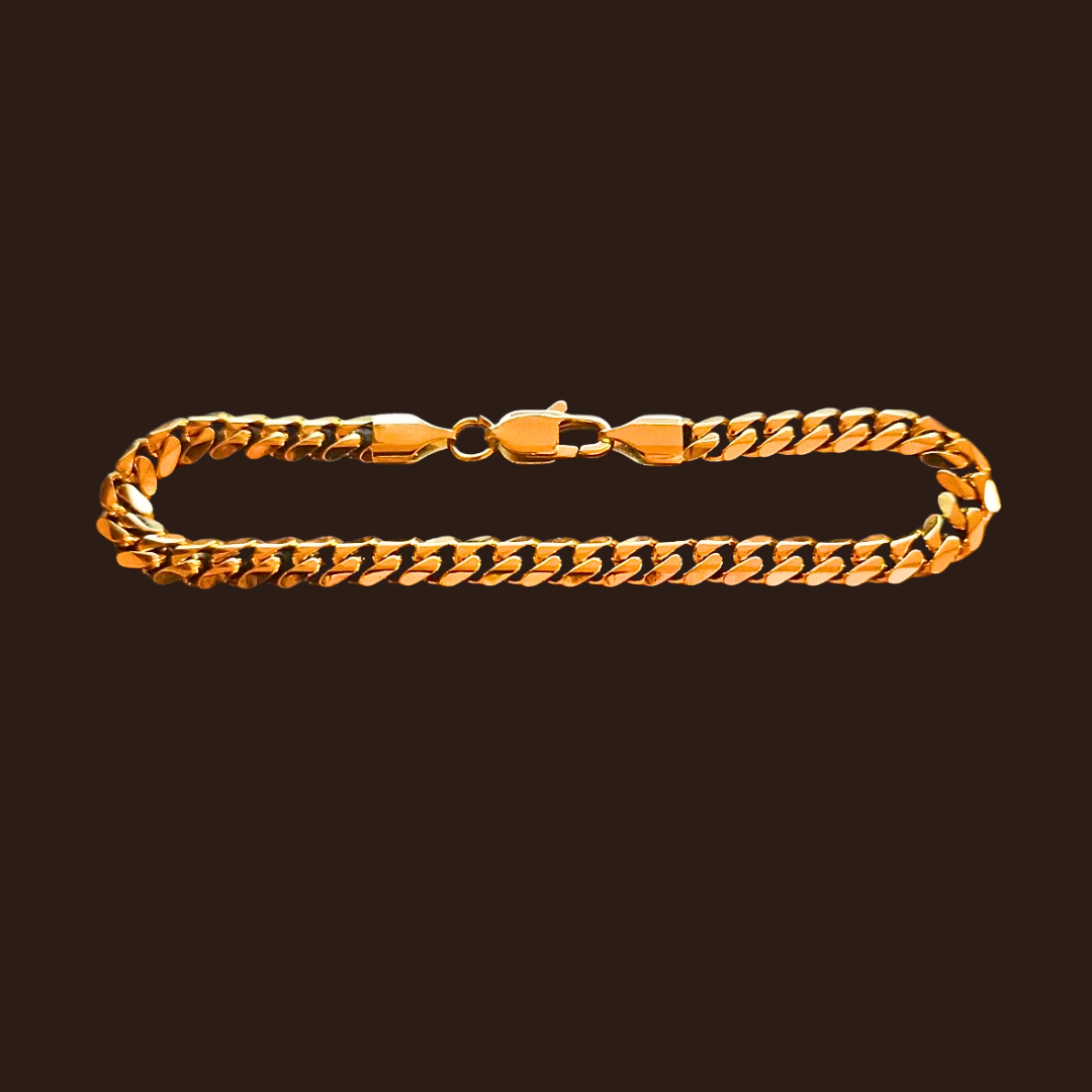 18K Gold Miami Cuban Bracelet - 6MM