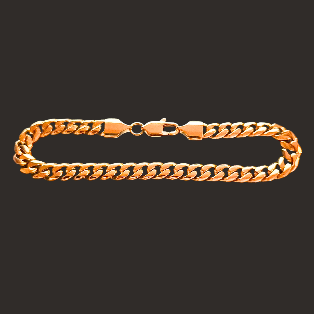 18K Gold Miami Cuban Bracelet - 7MM