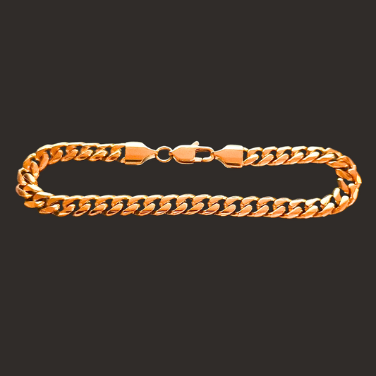 18K Gold Miami Cuban Bracelet - 7MM