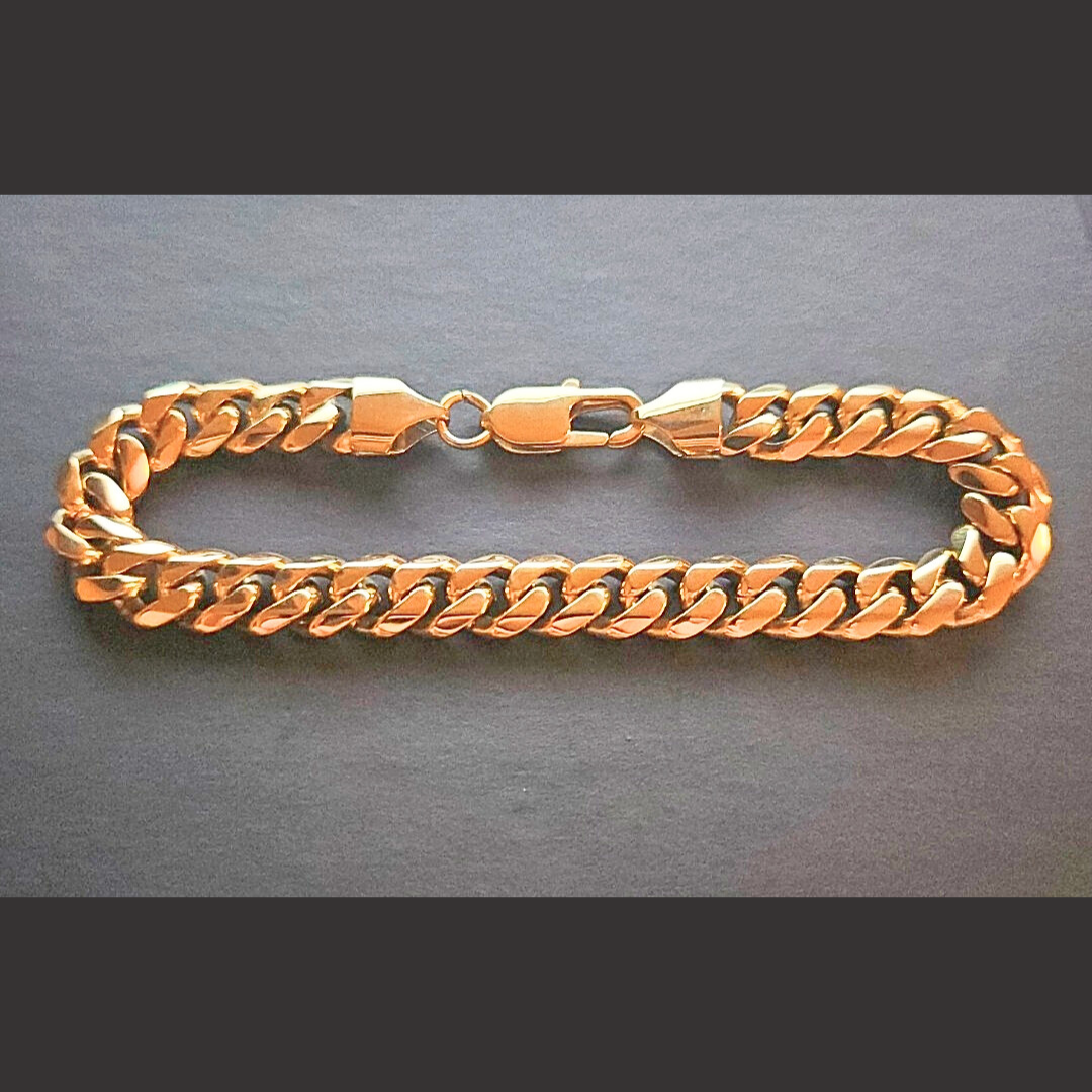 18K Gold Miami Cuban Bracelet - 9MM