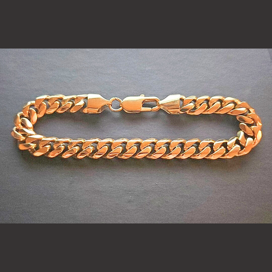 18K Gold Miami Cuban Bracelet - 9MM