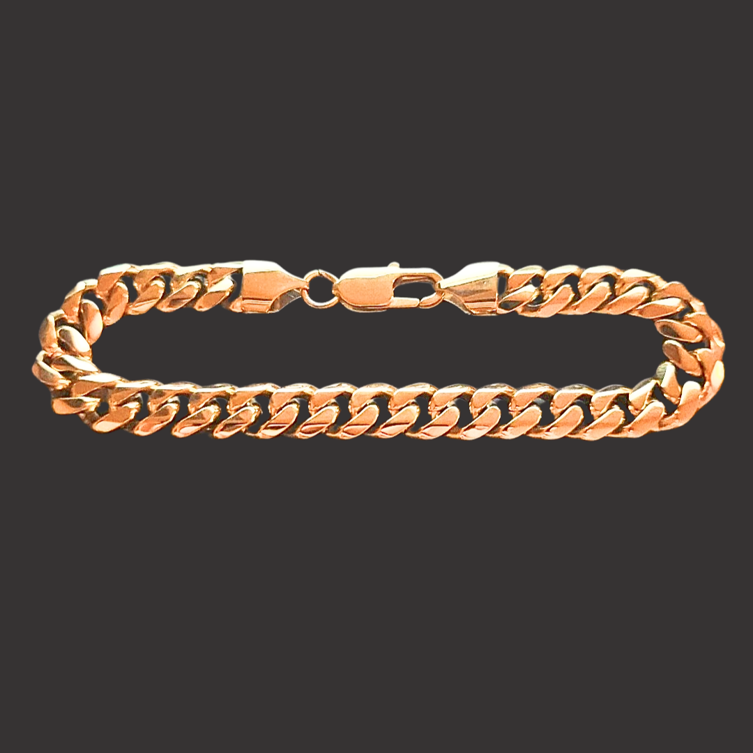 18K Gold Miami Cuban Bracelet - 9MM