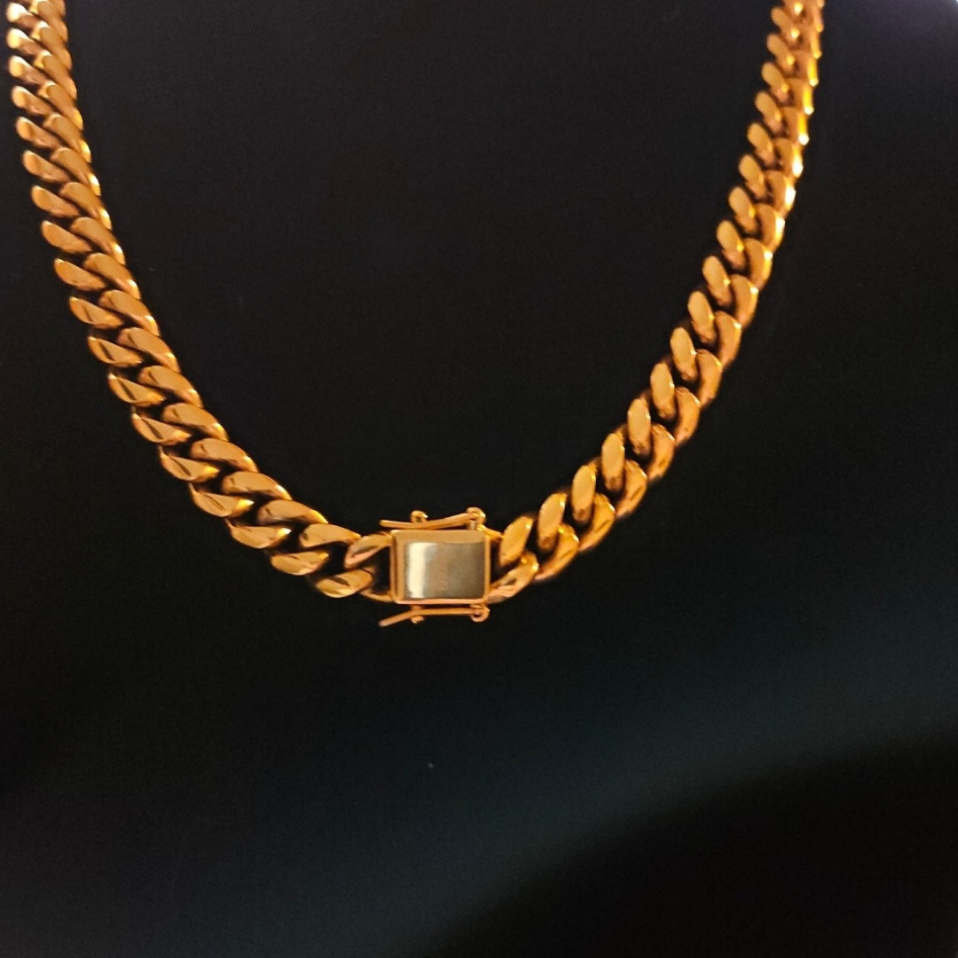 18K Gold Miami Cuban Chain - 10MM