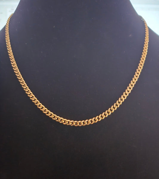 14K Gold Miami Cuban Chain - 3MM